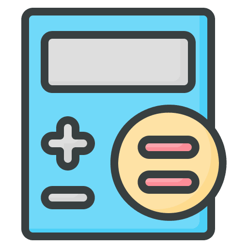 Calculator business and finance calculating accounting icon Calculator business and finance calculating accounting icon
