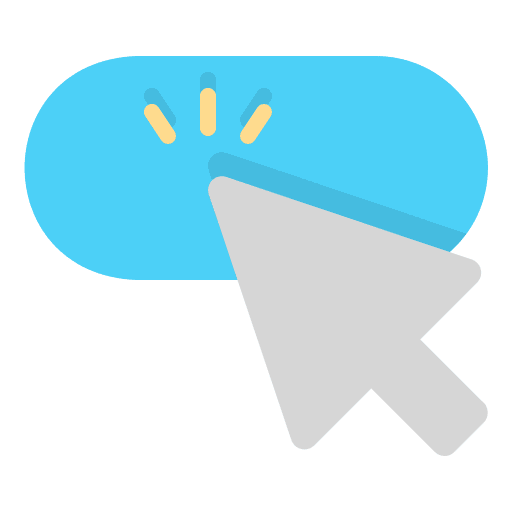 Click seo and web buying ecommerce icon