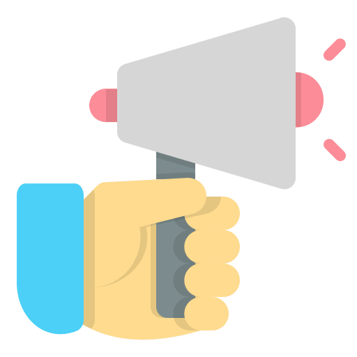 Megaphone marketing campaign ad icon Megaphone marketing campaign ad icon