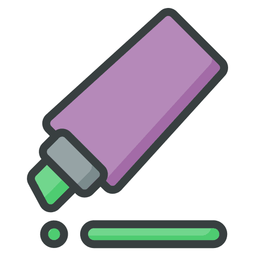 Highlighter highlight school material underline icon Highlighter highlight school material underline icon