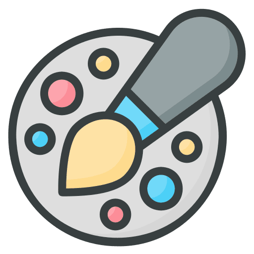 Palette painting palette palette board palette icon