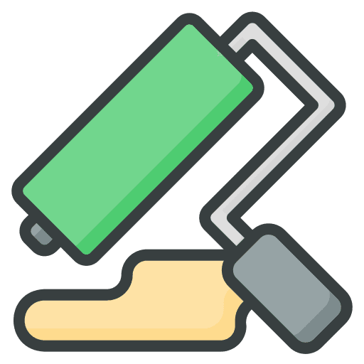 Paint roller edit tools art and design design icon Paint roller edit tools art and design design icon
