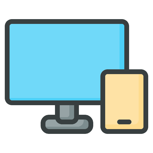 Responsive monitor ui layout icon Responsive monitor ui layout icon