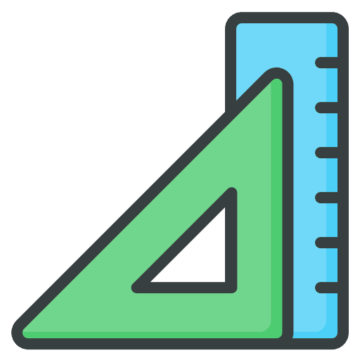Ruler design measurement geometry icon Ruler design measurement geometry icon