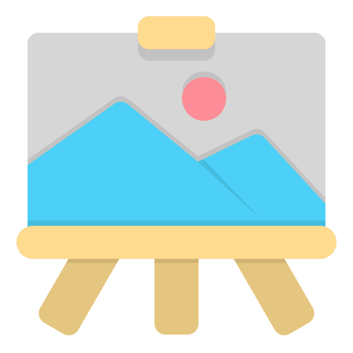 Canvas design canvas painter icon