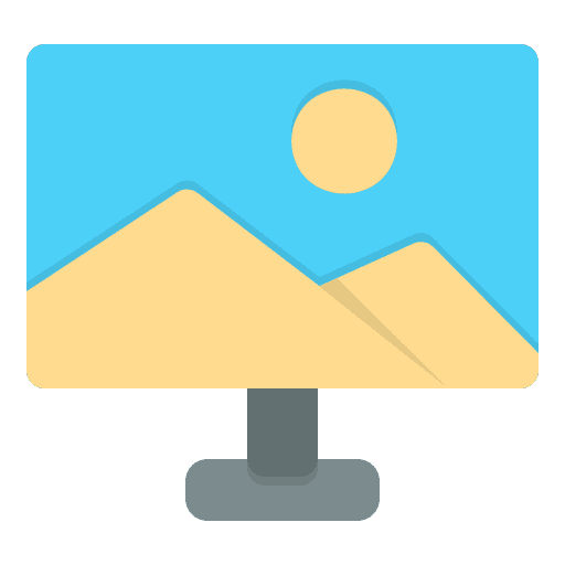 Monitor screen computer ui icon Monitor screen computer ui icon
