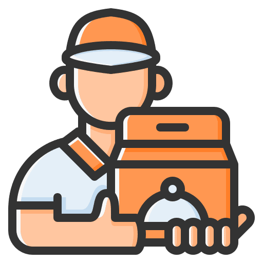 Courier order courier delivery courier icon
