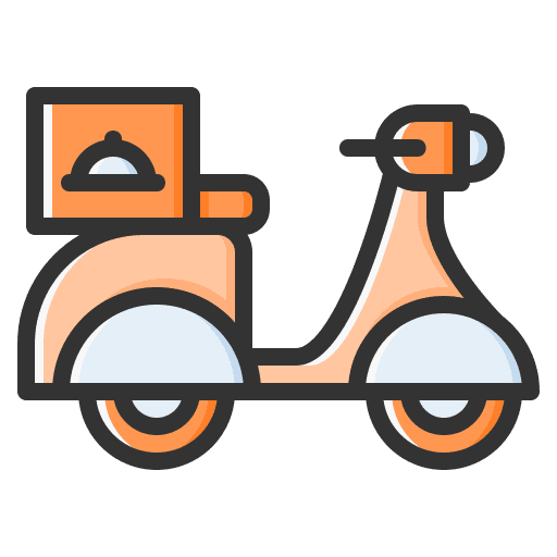 Motorbike shipping and delivery motorbike motorcycle icon