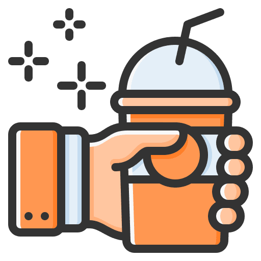 Soft drink food and restaurant beverage juice icon Soft drink food and restaurant beverage juice icon