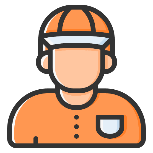 Courier worker delivery man user icon Courier worker delivery man user icon