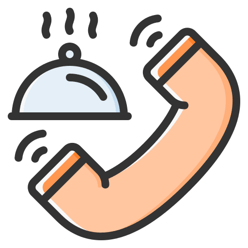 Phone call phone call take away food and restaurant icon Phone call phone call take away food and restaurant icon