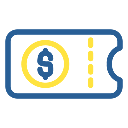 Coupons commerce and shopping dollar commerce icon