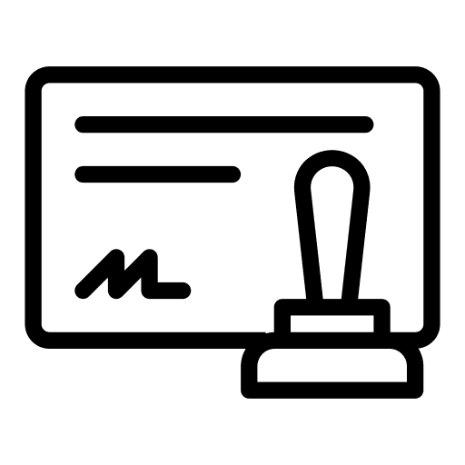 Contract files and folders agreement signature icon Contract files and folders agreement signature icon