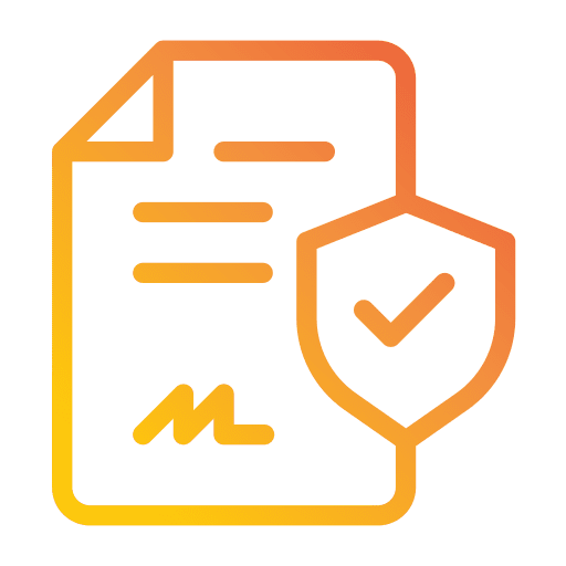 Document document paper security icon