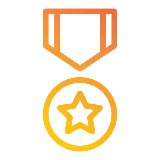 Medal quality sports and competition award icon Medal quality sports and competition award icon