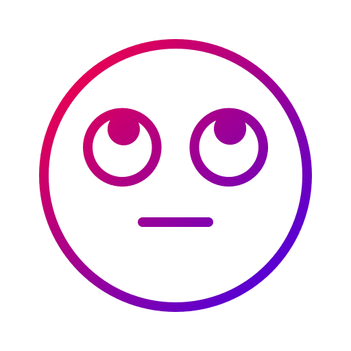 Bored smileys feelings face icon