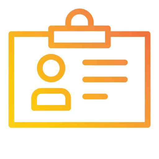 Id card user pass identity icon Id card user pass identity icon