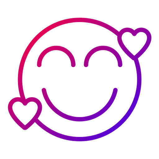 Fall in love smileys fall in love stickers icon Fall in love smileys fall in love stickers icon