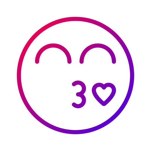 Kiss smileys kissing emoticons icon Kiss smileys kissing emoticons icon