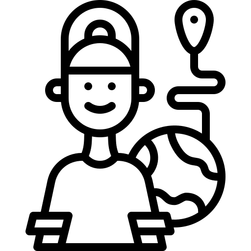 Guide people job guide icon