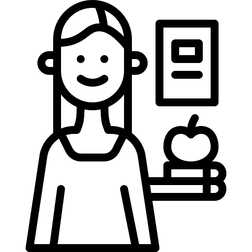 Student job professions and jobs student icon