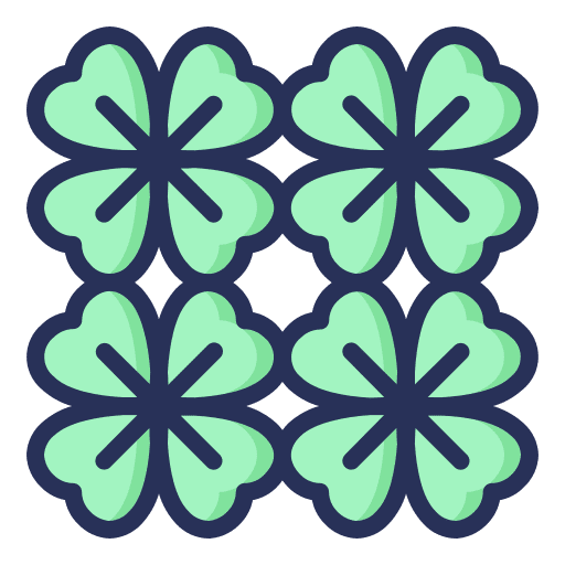Clover leaves leaf plant icon