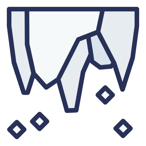 Icicle ice winter cold icon Icicle ice winter cold icon