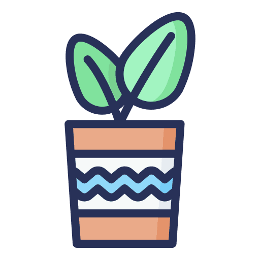 Pot leaf botanical house plants icon Pot leaf botanical house plants icon