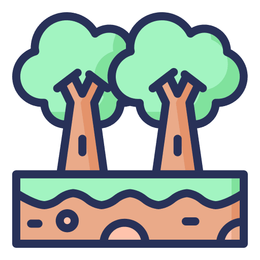 Trees forest trees woods icon Trees forest trees woods icon
