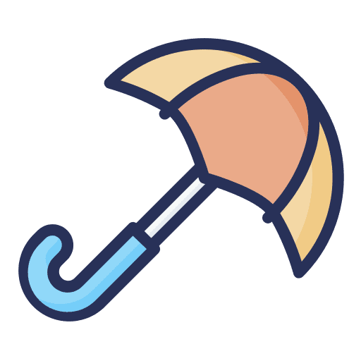 Umbrella weather protection umbrella icon Umbrella weather protection umbrella icon