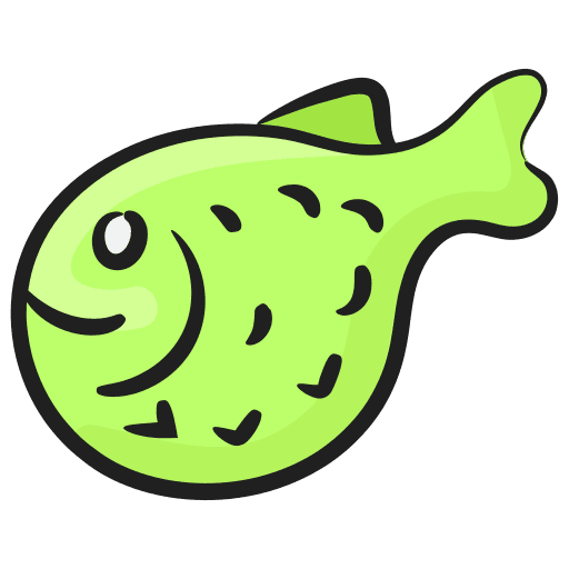 Fish sea life ocean animals icon