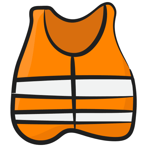 Life vest life jacket security safety icon