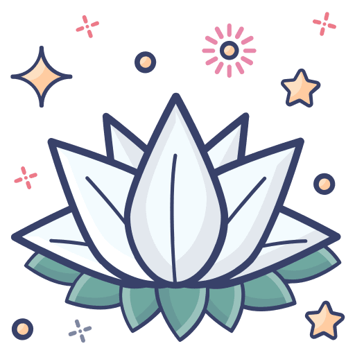 Lotus chakra yoga blossom icon Lotus chakra yoga blossom icon