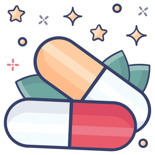 Pills pills pharmacy herbal icon