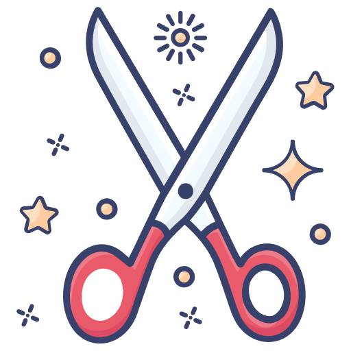 Scissors scissors cut handcraft icon