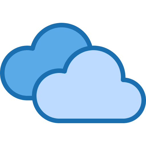 Clouds cloud sky cloud computing icon