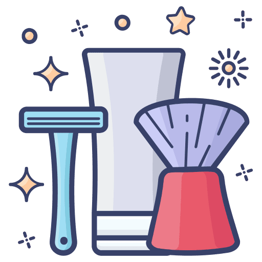 Shaving cream lotion haircut beauty icon Shaving cream lotion haircut beauty icon