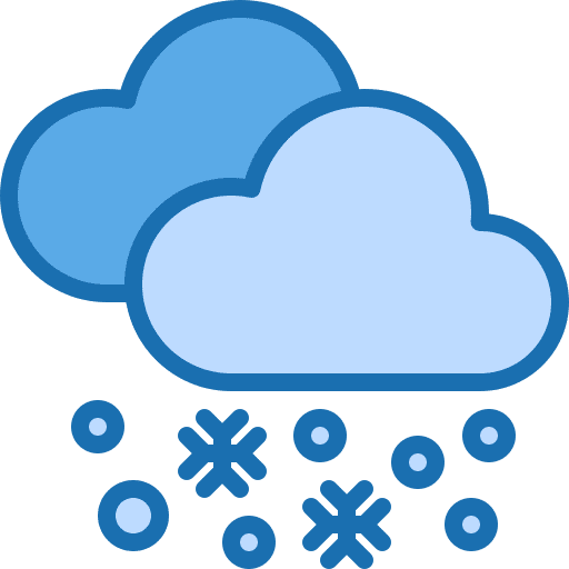 Snow weather snowflake cold icon