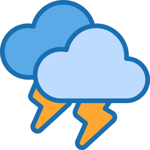 Thunderbolt storm bolt forecast icon