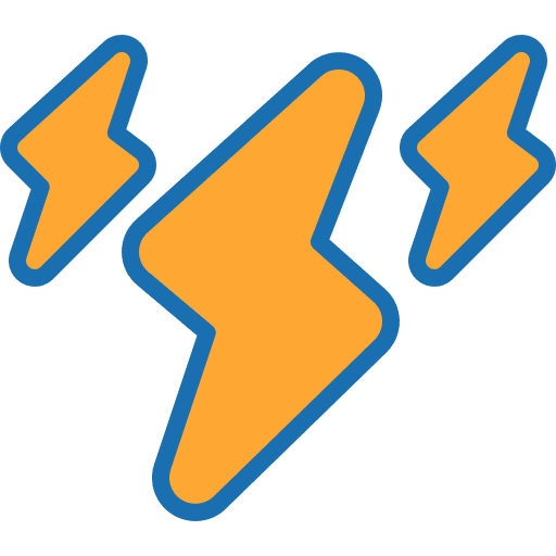 Thunderbolt thunder weather energy icon Thunderbolt thunder weather energy icon