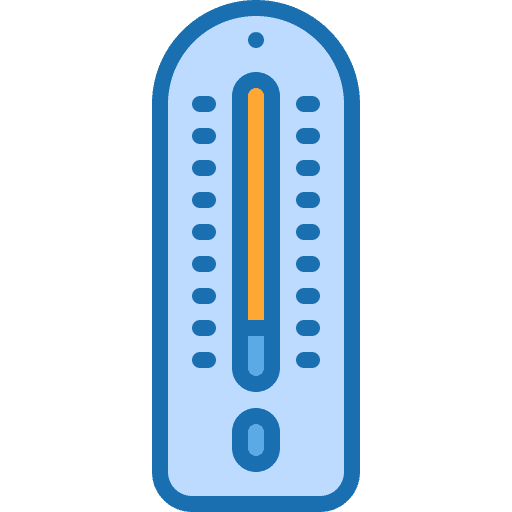 Thermometer climate forecast temperature icon Thermometer climate forecast temperature icon