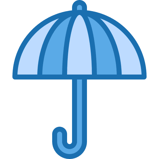 Umbrella insurance miscellaneous protection icon Umbrella insurance miscellaneous protection icon