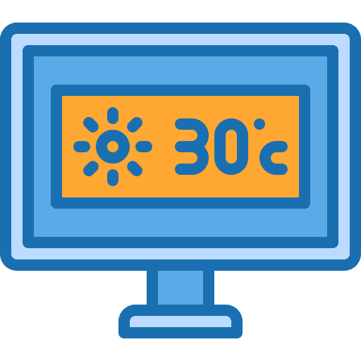 Weather app forecast computer website icon Weather app forecast computer website icon
