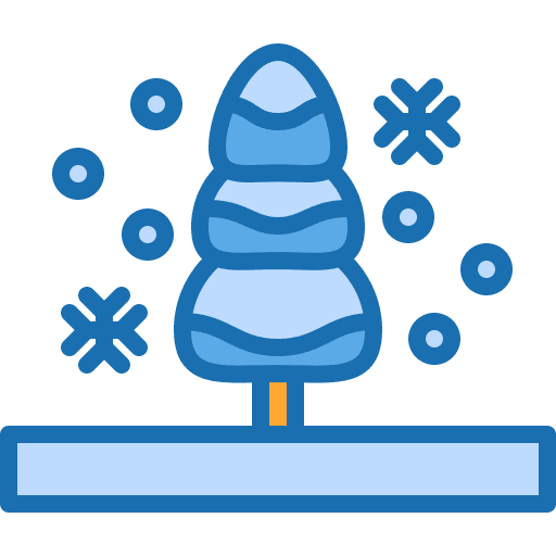 Winter winter snow forest icon Winter winter snow forest icon