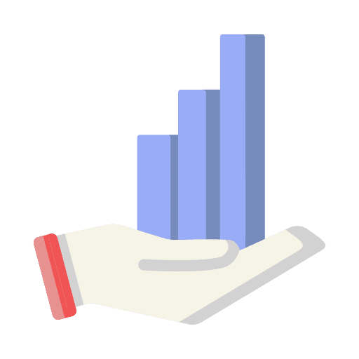 Analysis chart business and finance report icon Analysis chart business and finance report icon