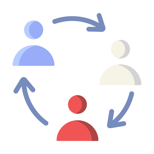Collaboration collaborate teamwork strategy icon Collaboration collaborate teamwork strategy icon