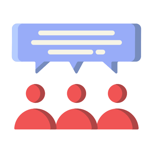 Discussion work discussion interaction icon Discussion work discussion interaction icon