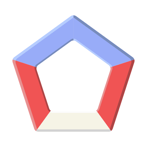 Pentagon pentagon chart report icon Pentagon pentagon chart report icon