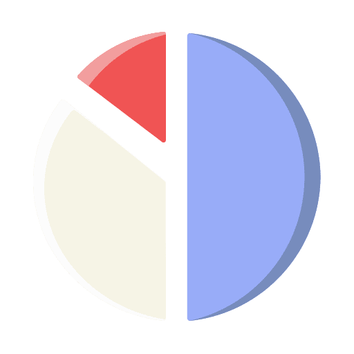 Pie chart business report graph chart icon Pie chart business report graph chart icon