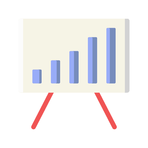 Presentation corporate business and finance business icon Presentation corporate business and finance business icon